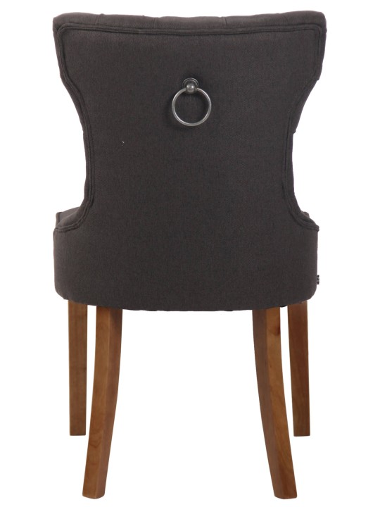 Cadeira Franca tecido antigo-light, cinza escuro