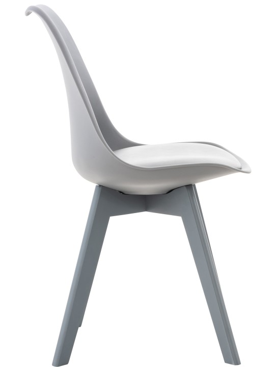 Cadeira Linares, cinza/cinza