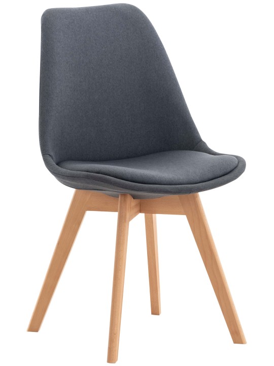 Cadeira Linares tecido, cinza escuro Cadeira Linares tecido, cinza escuro
