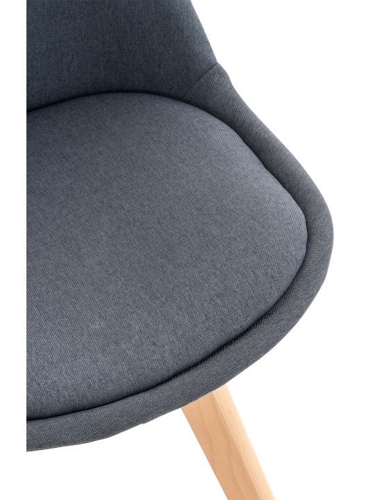 Cadeira Linares tecido, cinza escuro Cadeira Linares tecido, cinza escuro
