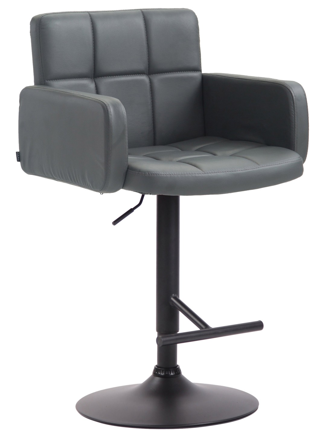 Banqueta alta Los Angeles, cinza