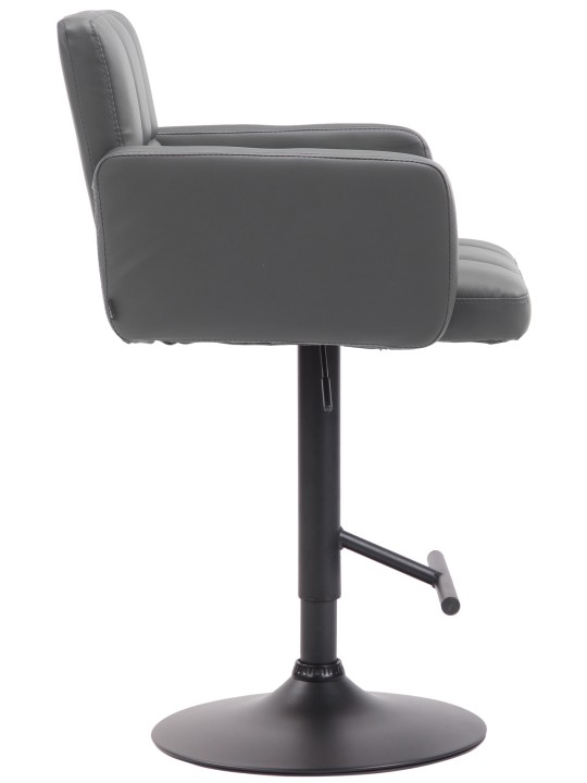 Banqueta alta Los Angeles, cinza