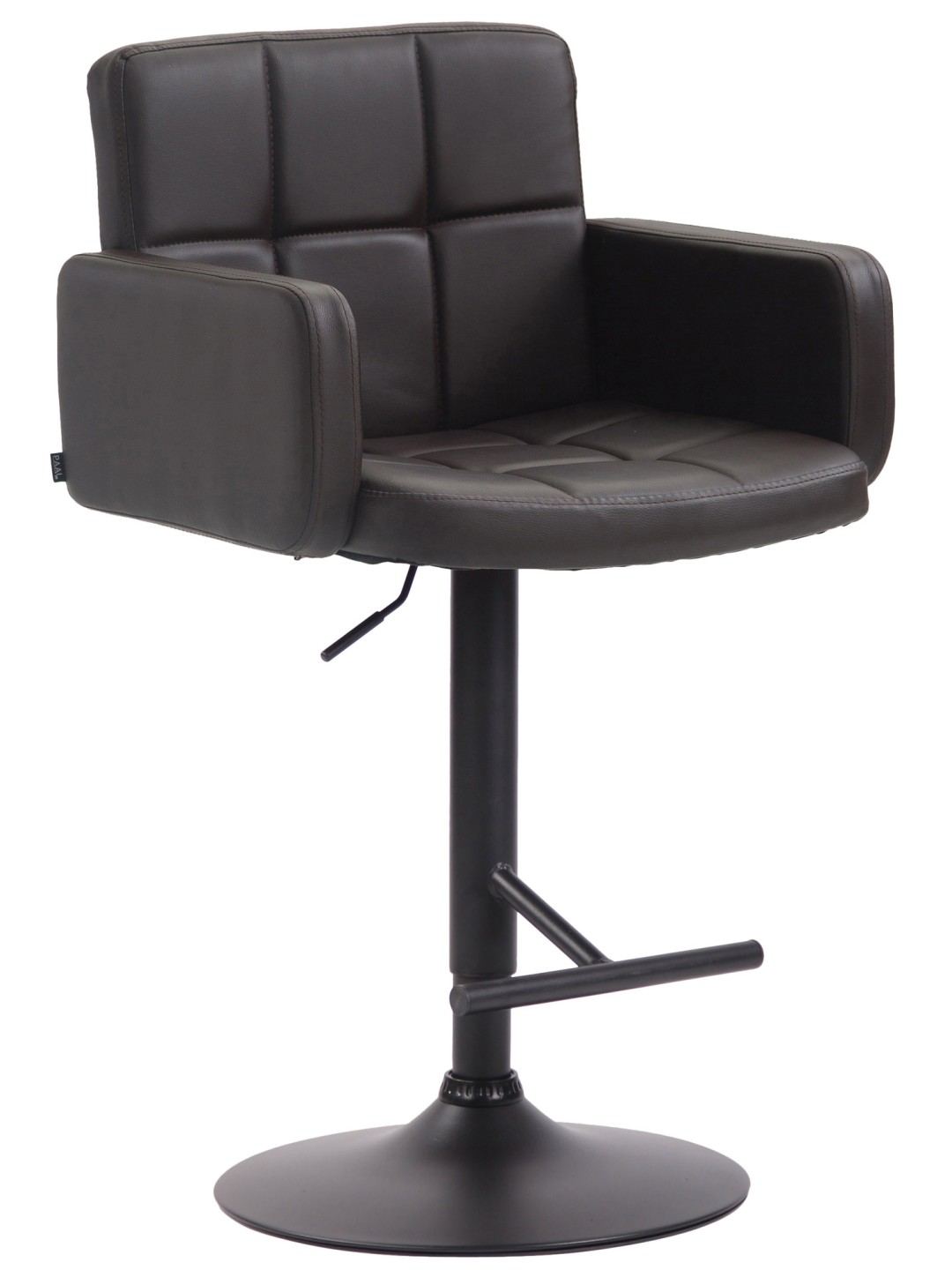 Banqueta alta Los Angeles, castanho