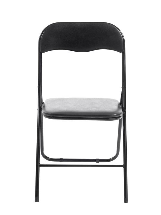 Cadeira dobrável Félix, preto/preto