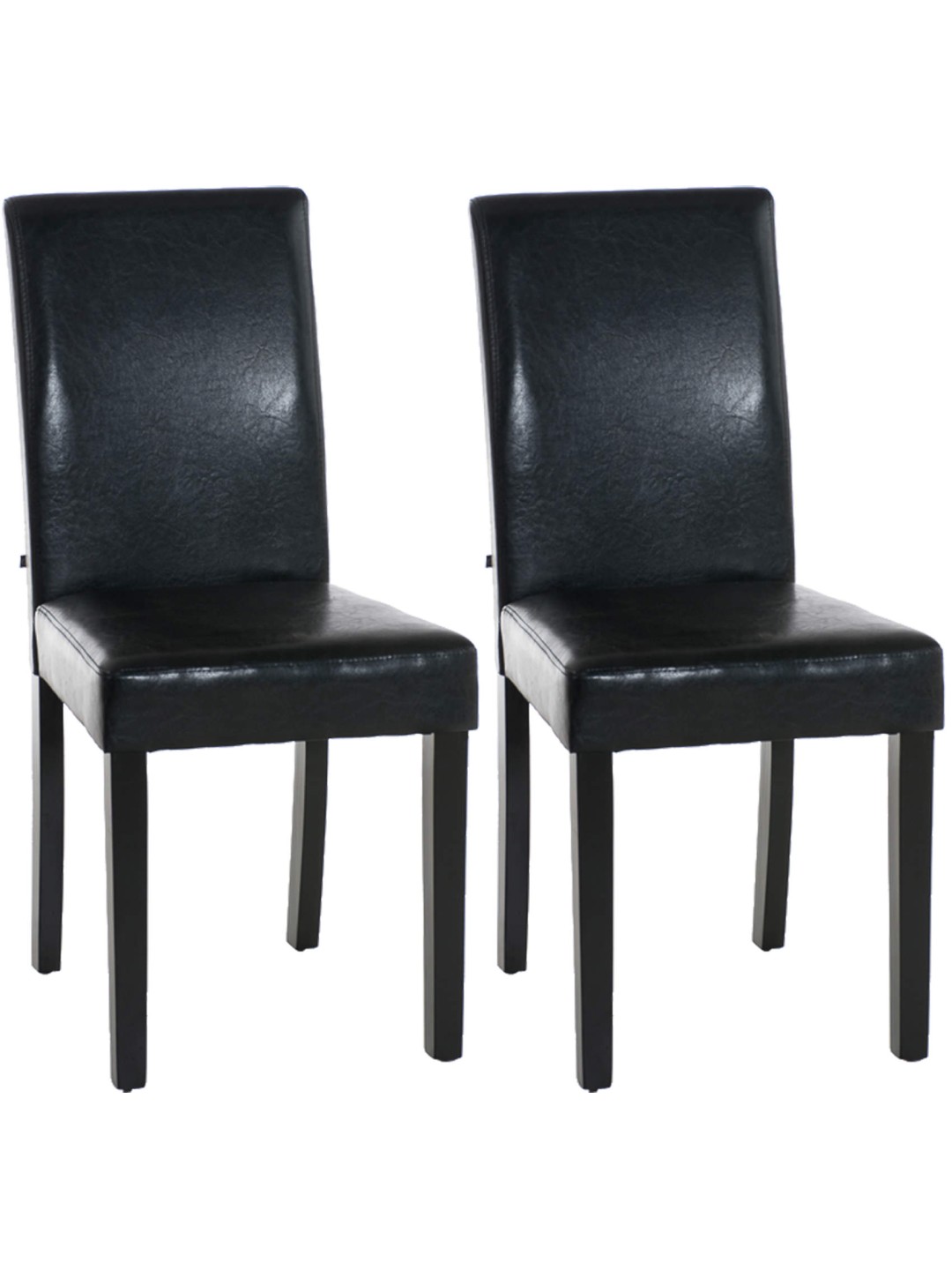 Conjunto de 2 cadeiras para sala de jantar Ina, preto