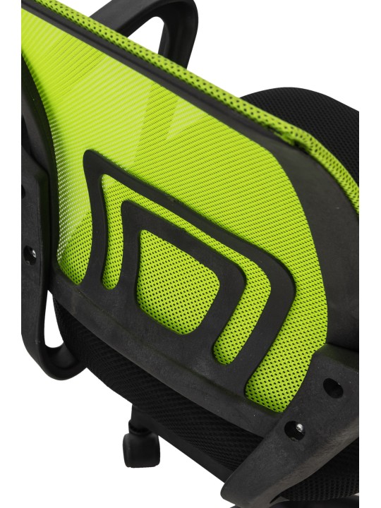 Cadeira de escritório castanha, verde