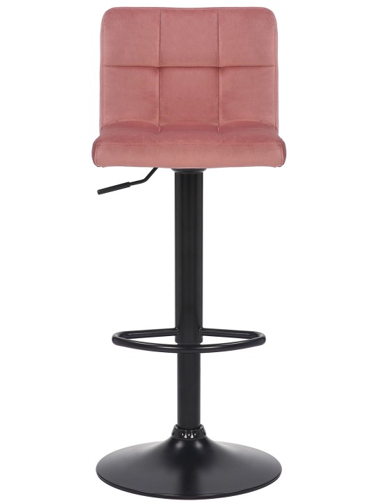 Conjunto de 2 bancos altos Feni veludo, rosa