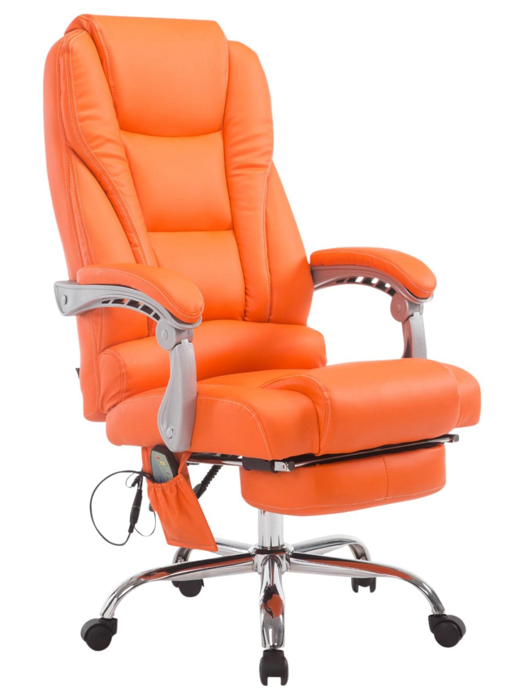 Cadeira de escritório Pacific com função de massagem, laranja