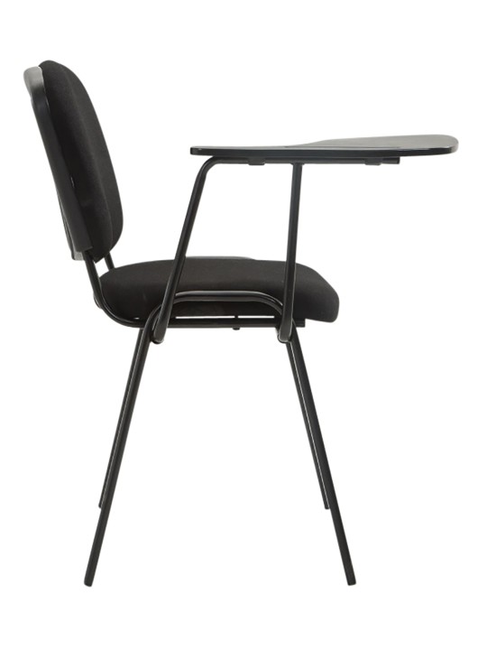 Conjunto de 4 cadeiras Ken com mesa dobrável em tecido, preto Conjunto de 4 cadeiras Ken com mesa dobrável em tecido, preto