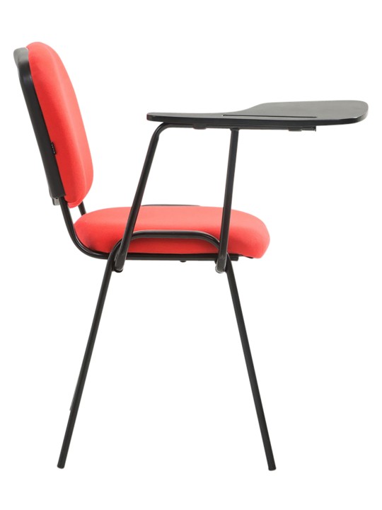 Conjunto de 4 cadeiras Ken com mesa dobrável em tecido, vermelho Conjunto de 4 cadeiras Ken com mesa dobrável em tecido, vermelho