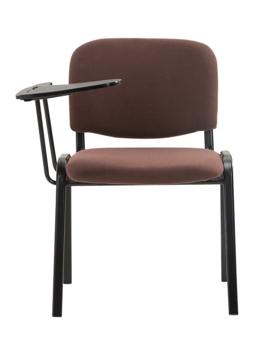 Conjunto de 4 cadeiras Ken com mesa dobrável em tecido, castanho Conjunto de 4 cadeiras Ken com mesa dobrável em tecido, castanho