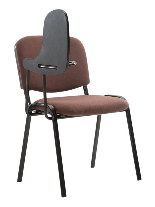 Conjunto de 4 cadeiras Ken com mesa dobrável em tecido, castanho Conjunto de 4 cadeiras Ken com mesa dobrável em tecido, castanho