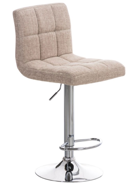 Conjunto de 2 bancos altos Peru TECIDO C, creme