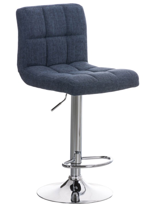 Conjunto de 2 bancos altos Peru TECIDO C, azul