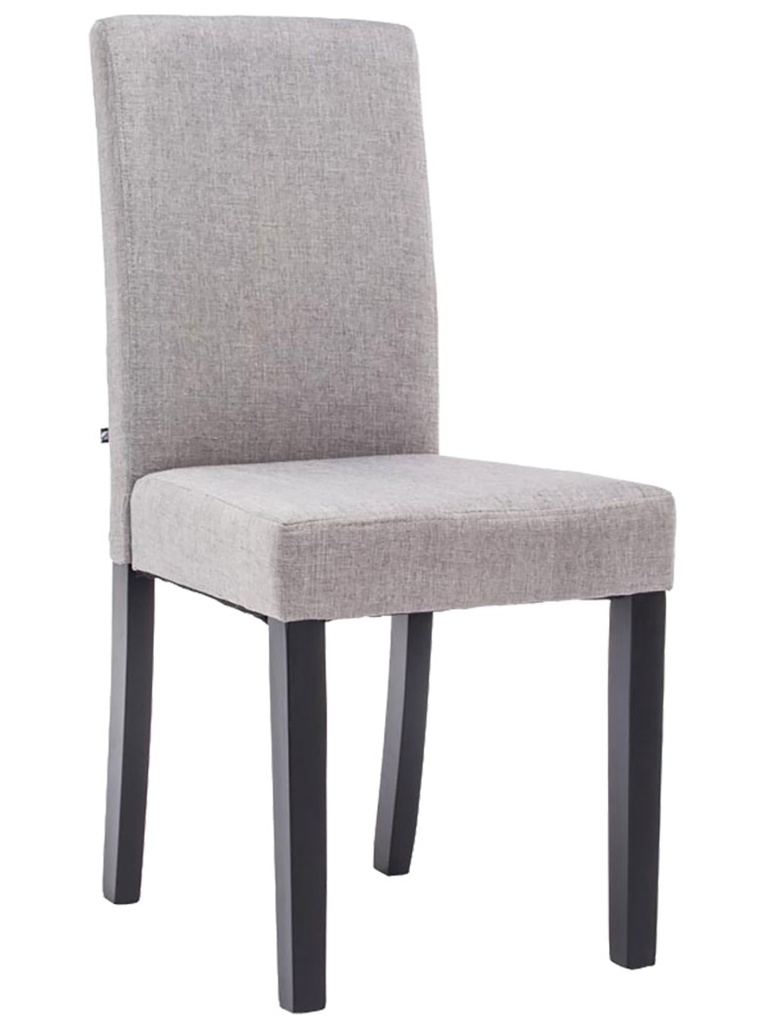 Cadeira da sala de jantar tecido Ina, cinza claro