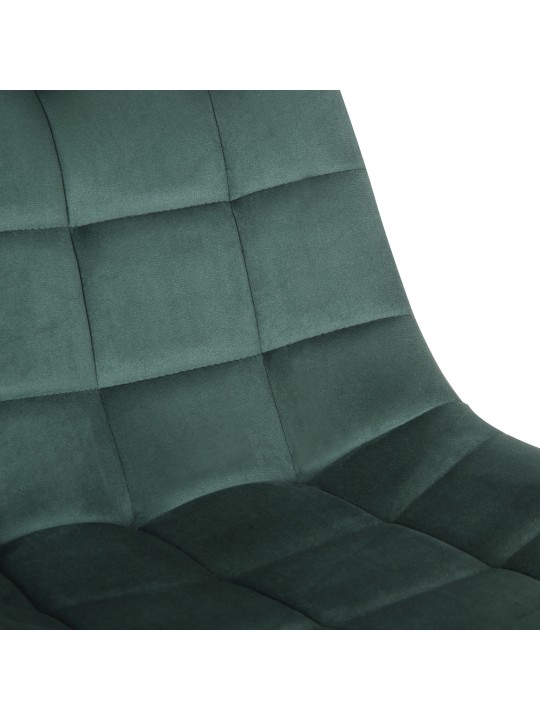 Cadeira de escritório Medford veludo, verde
