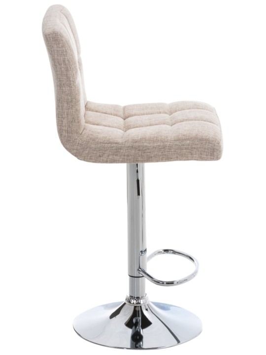 Conjunto de 2 bancos altos Peru TECIDO C, creme