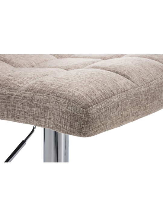 Conjunto de 2 bancos altos Peru TECIDO C, creme