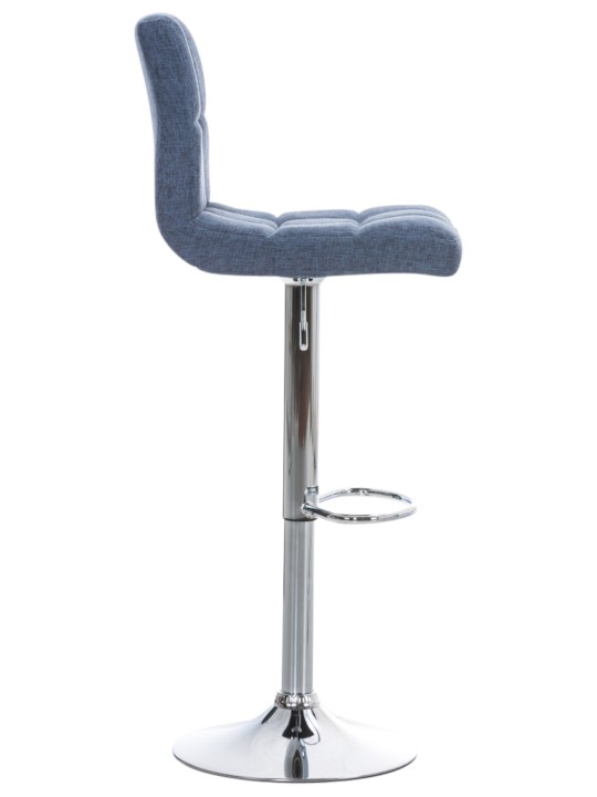 Conjunto de 2 bancos altos Peru TECIDO C, azul