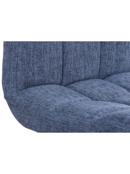 Conjunto de 2 bancos altos Peru TECIDO C, azul