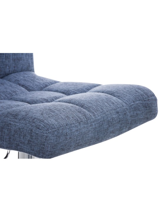 Conjunto de 2 bancos altos Peru TECIDO C, azul