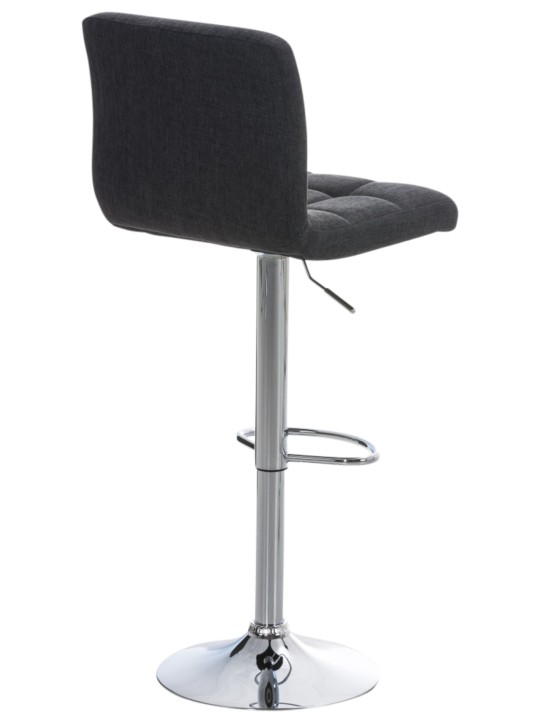 Conjunto de 2 bancos altos Peru TECIDO C, cinza escuro