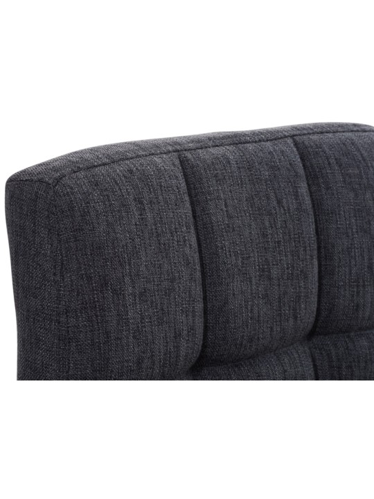 Conjunto de 2 bancos altos Peru TECIDO C, cinza escuro