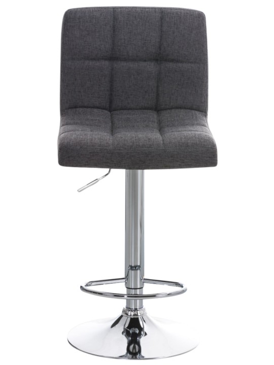 Conjunto de 2 bancos altos Peru TECIDO C, cinza claro