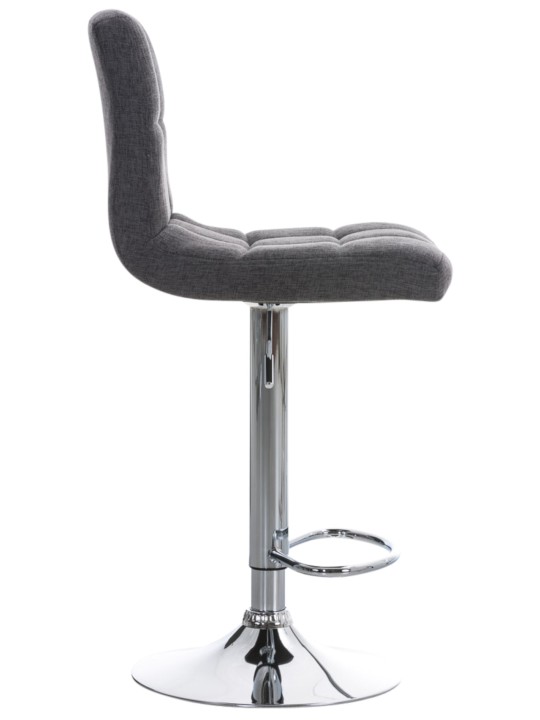 Conjunto de 2 bancos altos Peru TECIDO C, cinza claro