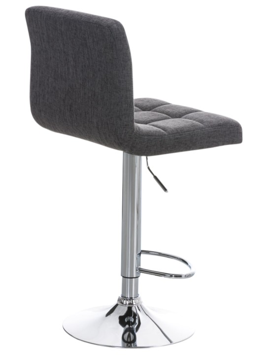 Conjunto de 2 bancos altos Peru TECIDO C, cinza claro