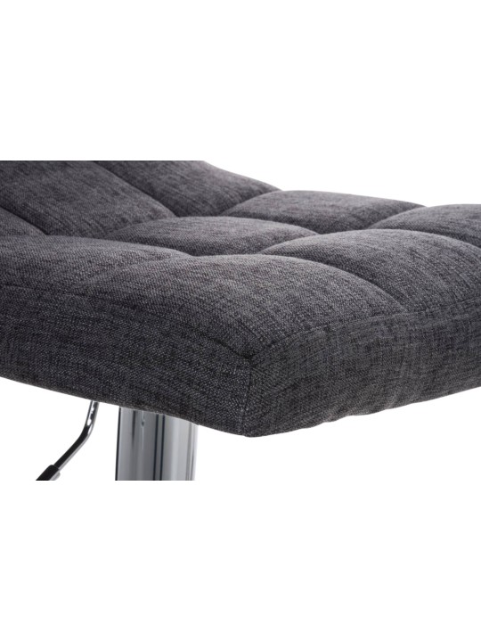 Conjunto de 2 bancos altos Peru TECIDO C, cinza claro