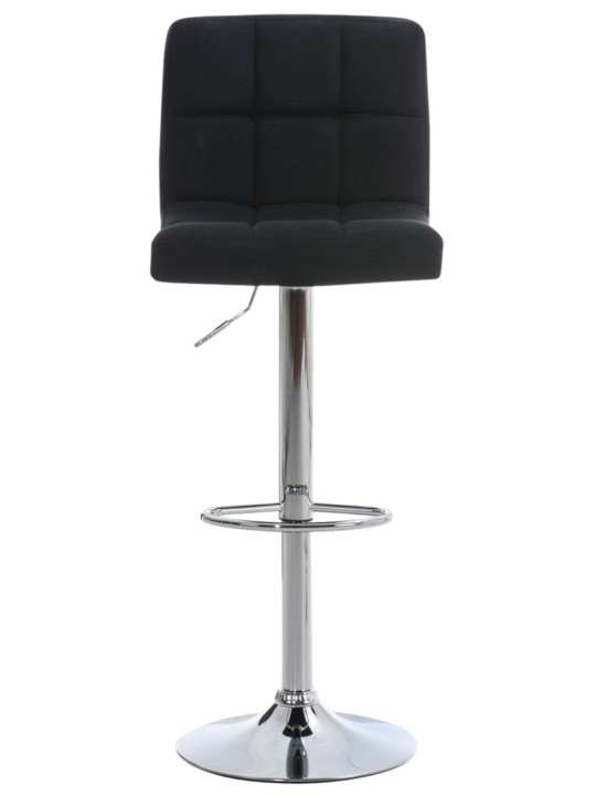 Conjunto de 2 bancos altos Peru TECIDO C, preto