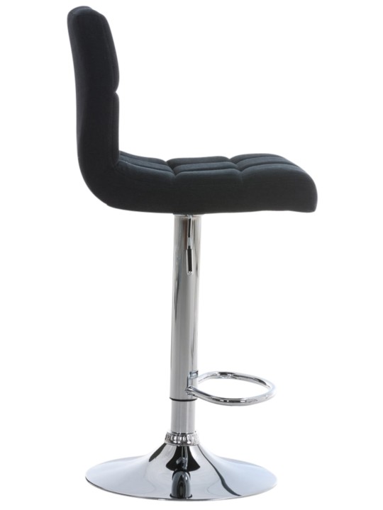 Conjunto de 2 bancos altos Peru TECIDO C, preto