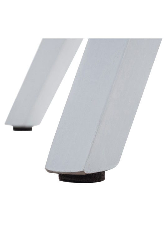 Cadeira Pegleg tecido Quadrado, azul