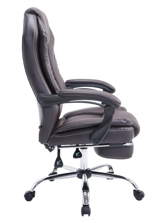 Cadeira de escritório castelo, castanho