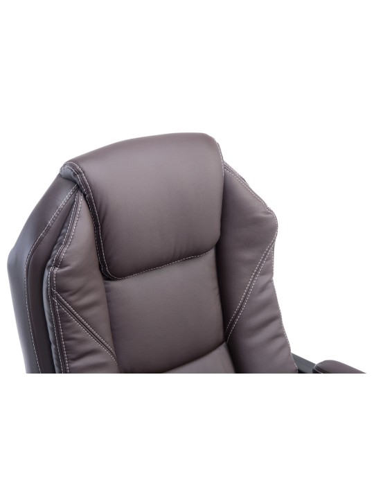 Cadeira de escritório castelo, castanho