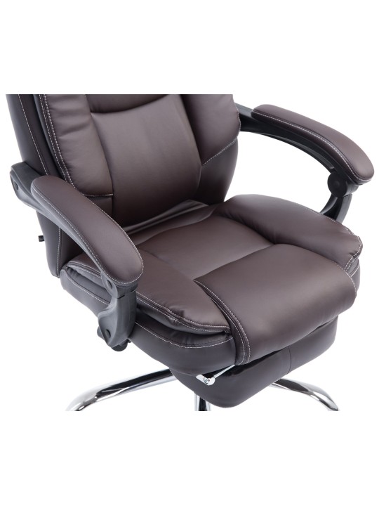 Cadeira de escritório castelo, castanho