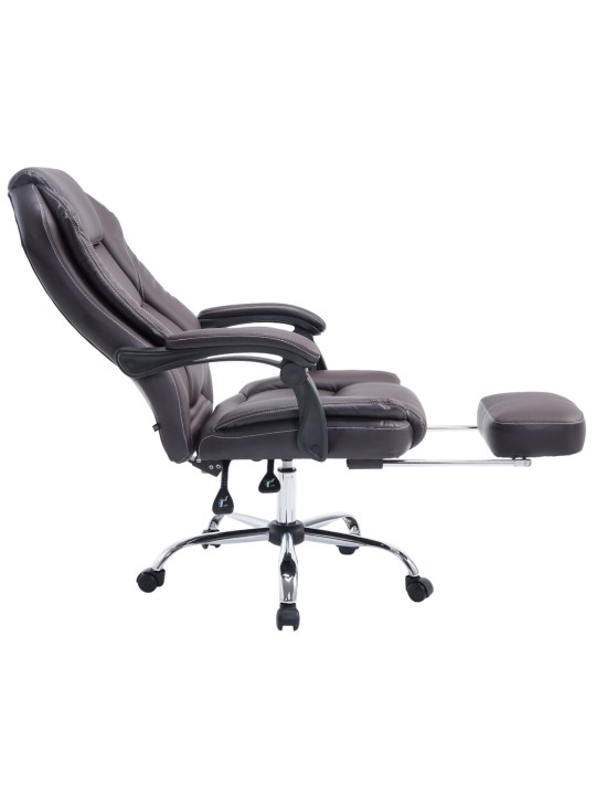 Cadeira de escritório castelo, castanho