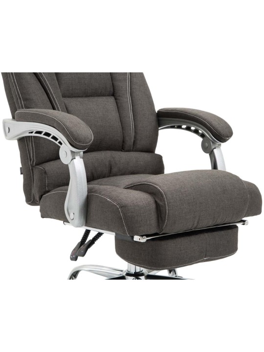 Cadeira de escritório tecido Pacific, cinza escuro