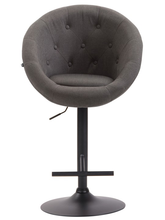 Banqueta alta London V2 tecido, cinza escuro