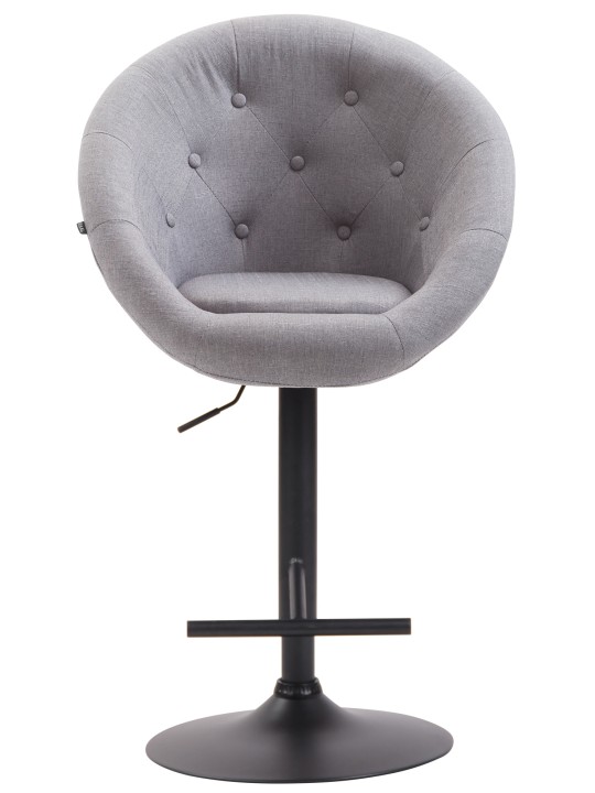 Banqueta alta London V2 tecido, cinza