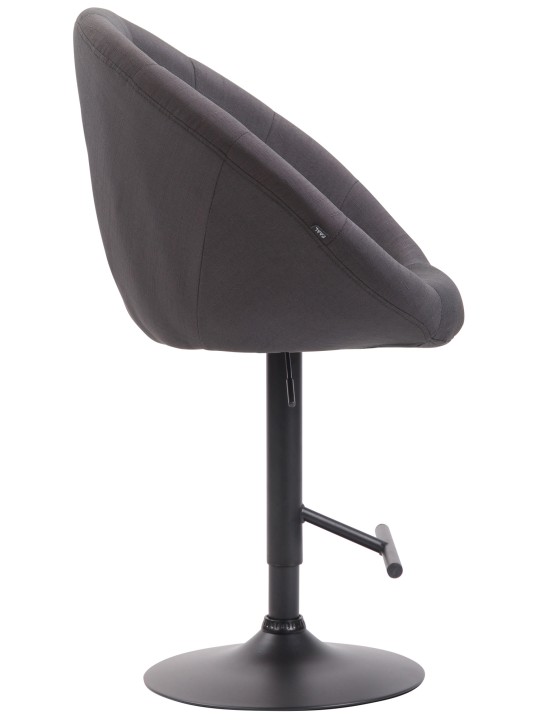 Banqueta alta London V2 tecido, cinza escuro