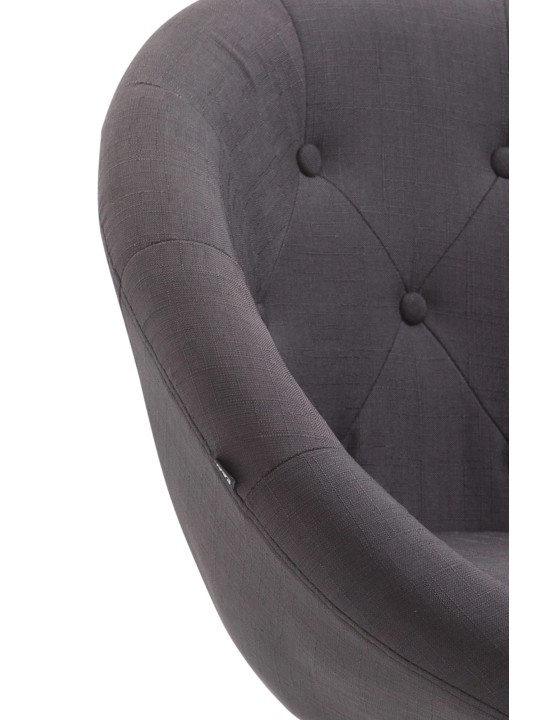 Banqueta alta London V2 tecido, cinza escuro