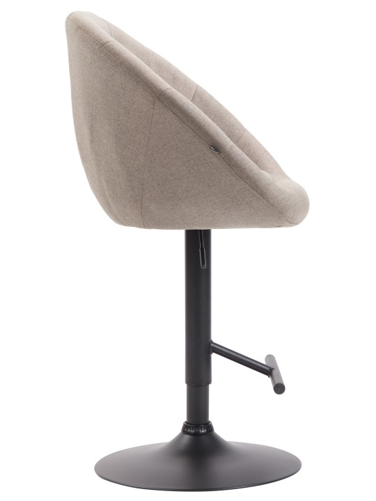 Banqueta alta London V2 tecido, taupe