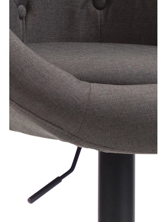 Banqueta alta London V2 tecido, cinza escuro