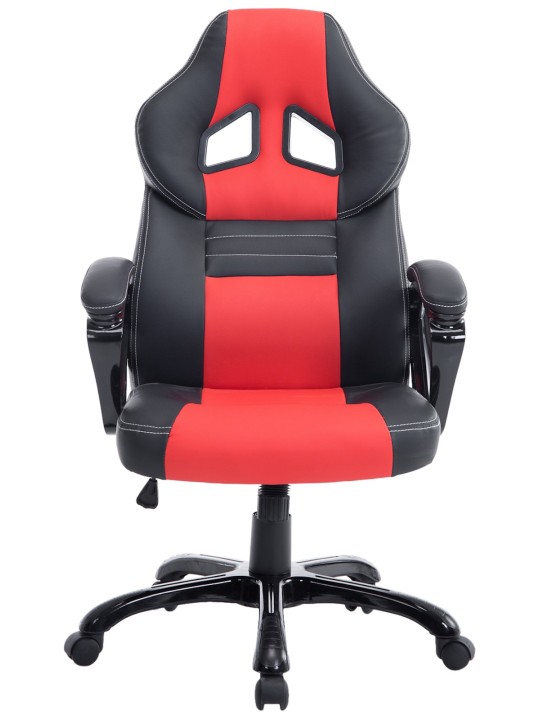 Cadeira de escritório Pedro, preto/vermelho