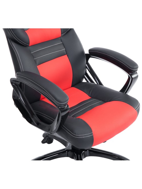 Cadeira de escritório Pedro, preto/vermelho