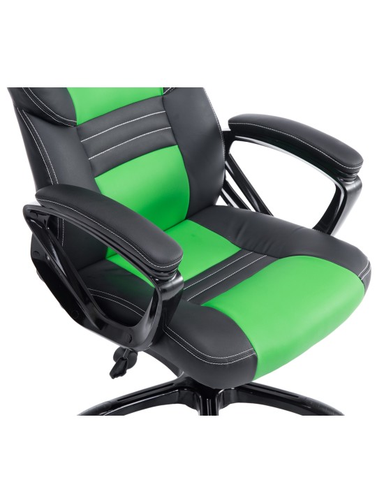 Cadeira de escritório Pedro, preto/verde Cadeira de escritório Pedro, preto/verde