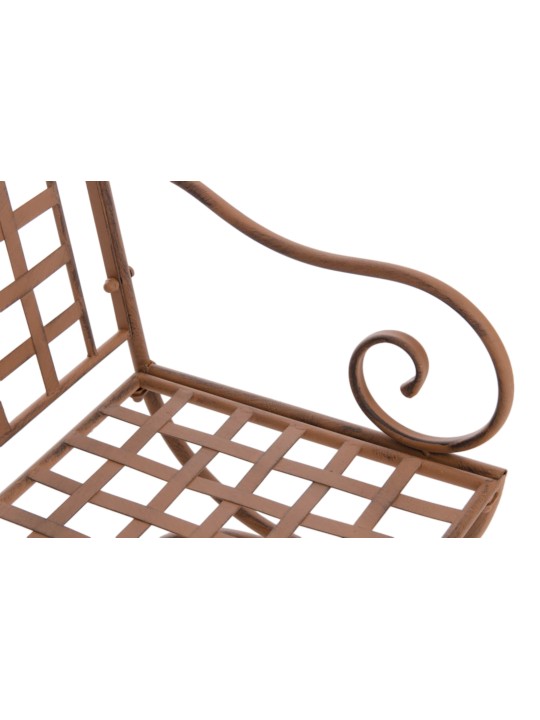 Conjunto de 4 cadeiras Lotta, castanho antigo