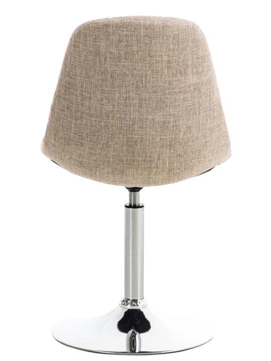 Conjunto de 2 cadeiras em tecido Emil, creme